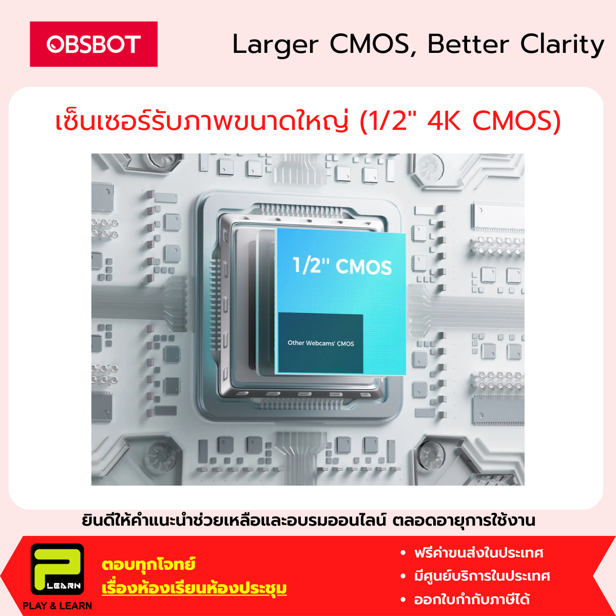 OBSBOT Meet 2 AI-Powered 4K Webcam