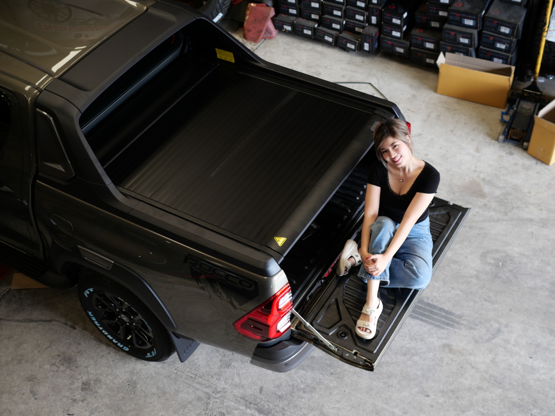 ฝาปิดท้ายรถ HAMER AUTO ROLLER LID MAX ใส่ RANGER NEXTGEN STORMTRAK ที่ STEP9