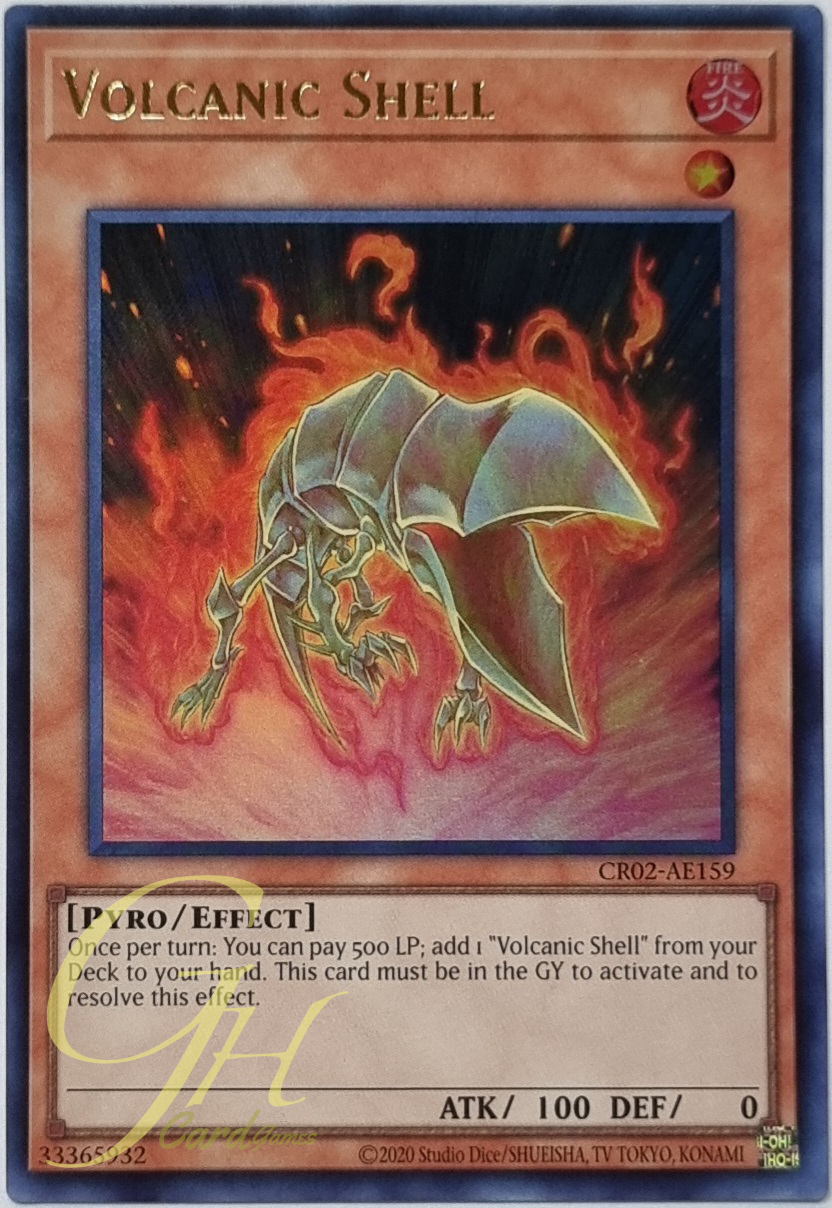 Yugioh [CR02-AE159] Volcanic Shell (Ultra Rare)