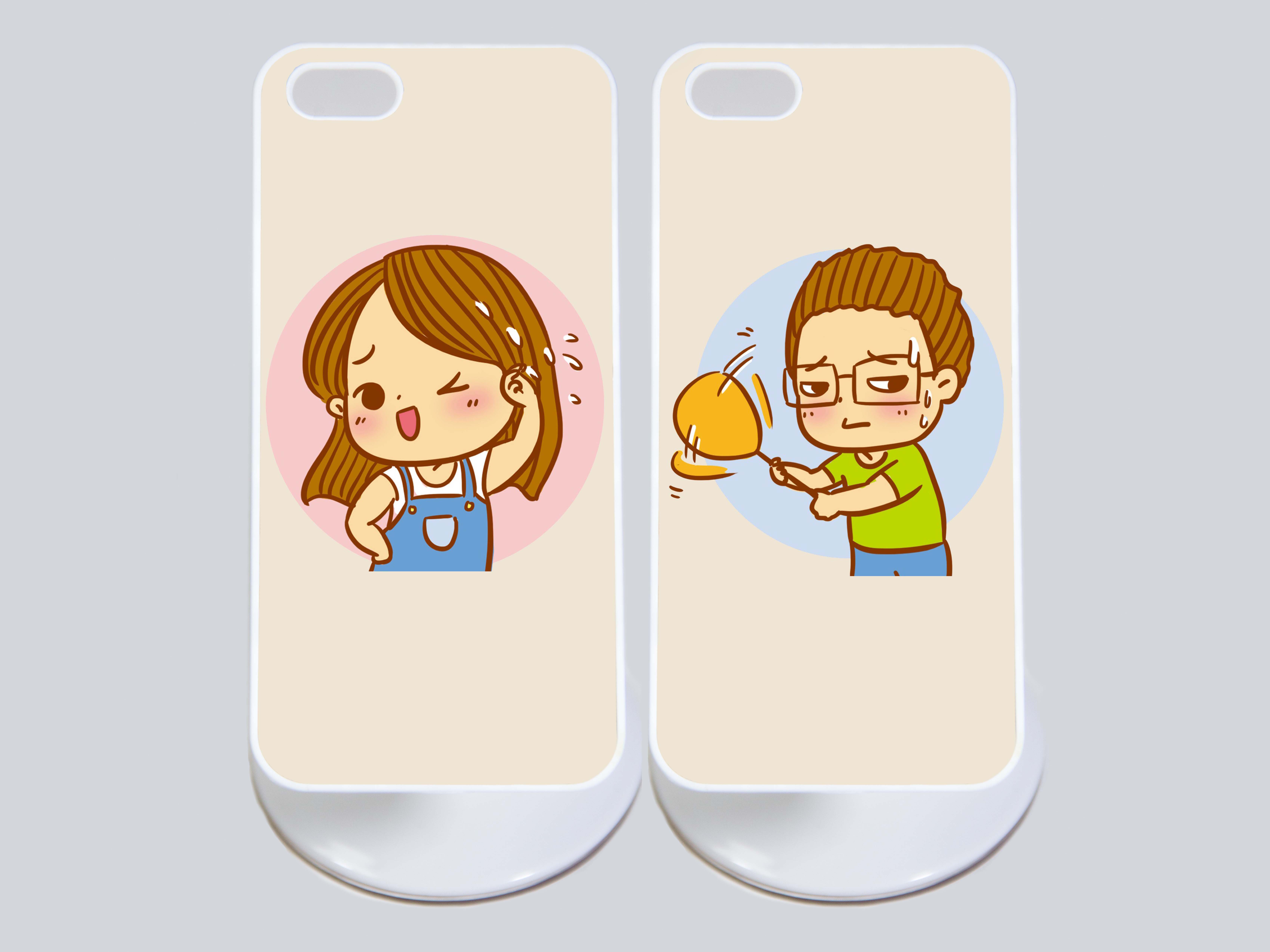 เคสสั่งทำ - ลายคู่ ลายการ์ตูน