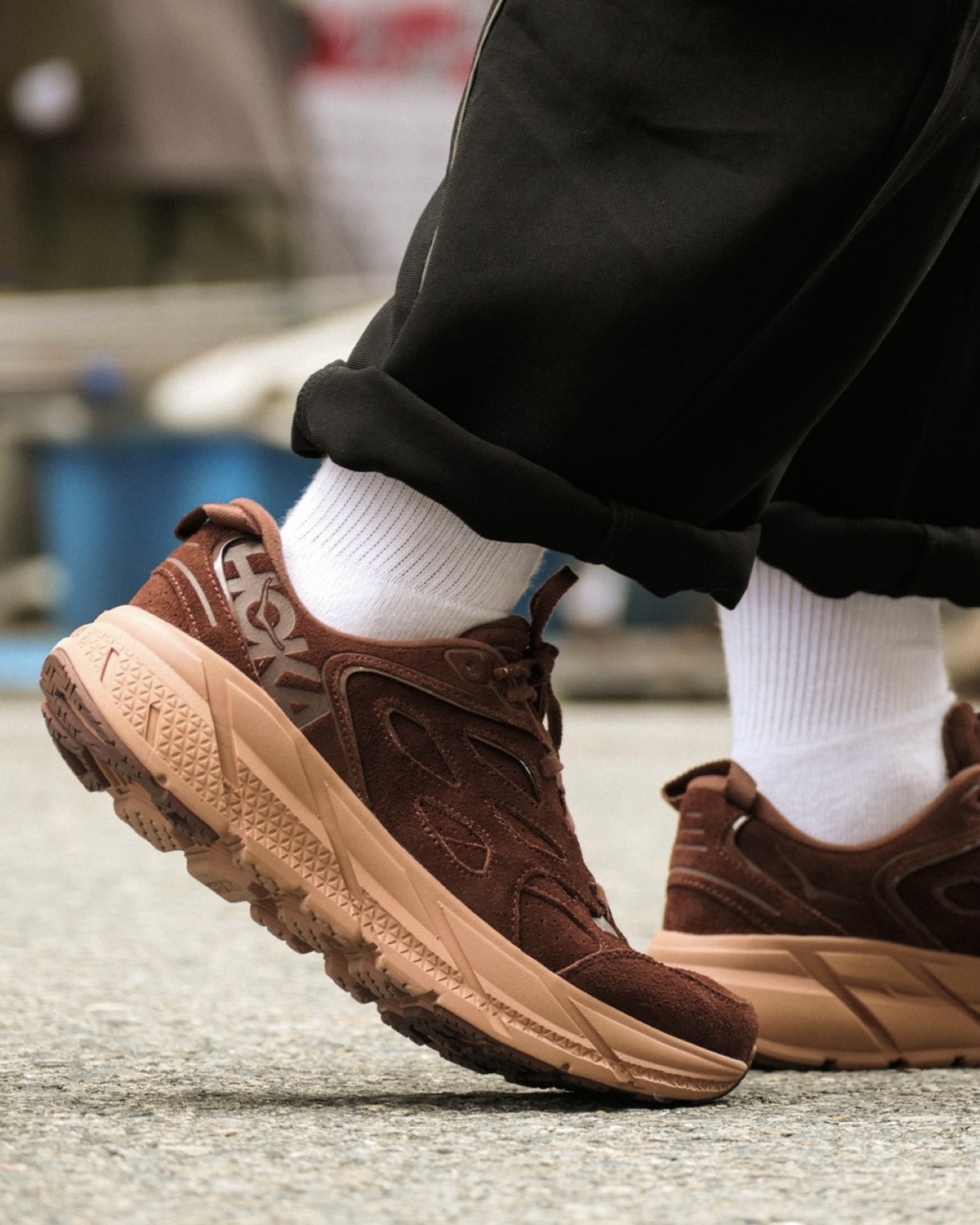 รองเท้า HOKA Clifton L Suede ‘Cappuccino’ (M9/9.5US)