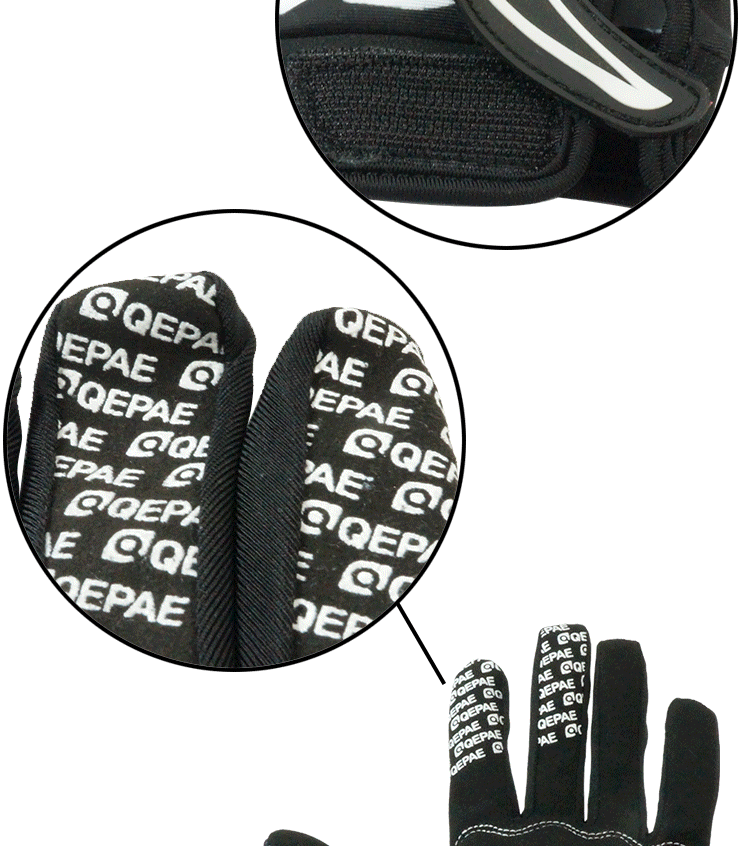 ถุงมือจักรยานเต็มนิ้ว รุ่น QEPAE