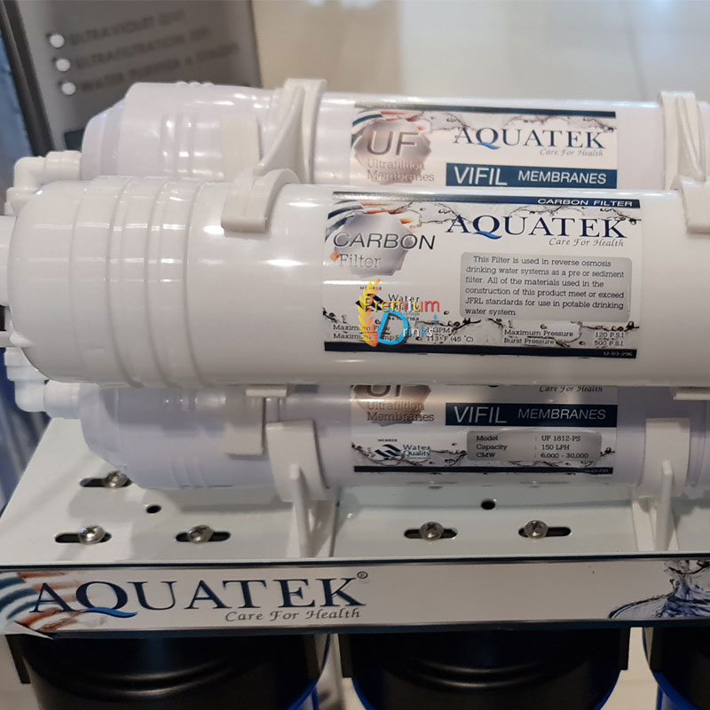 เครื่องกรองน้ำดื่ม6ขั้นตอน 20นิ้ว UF ยี่ห้อ Aquatek