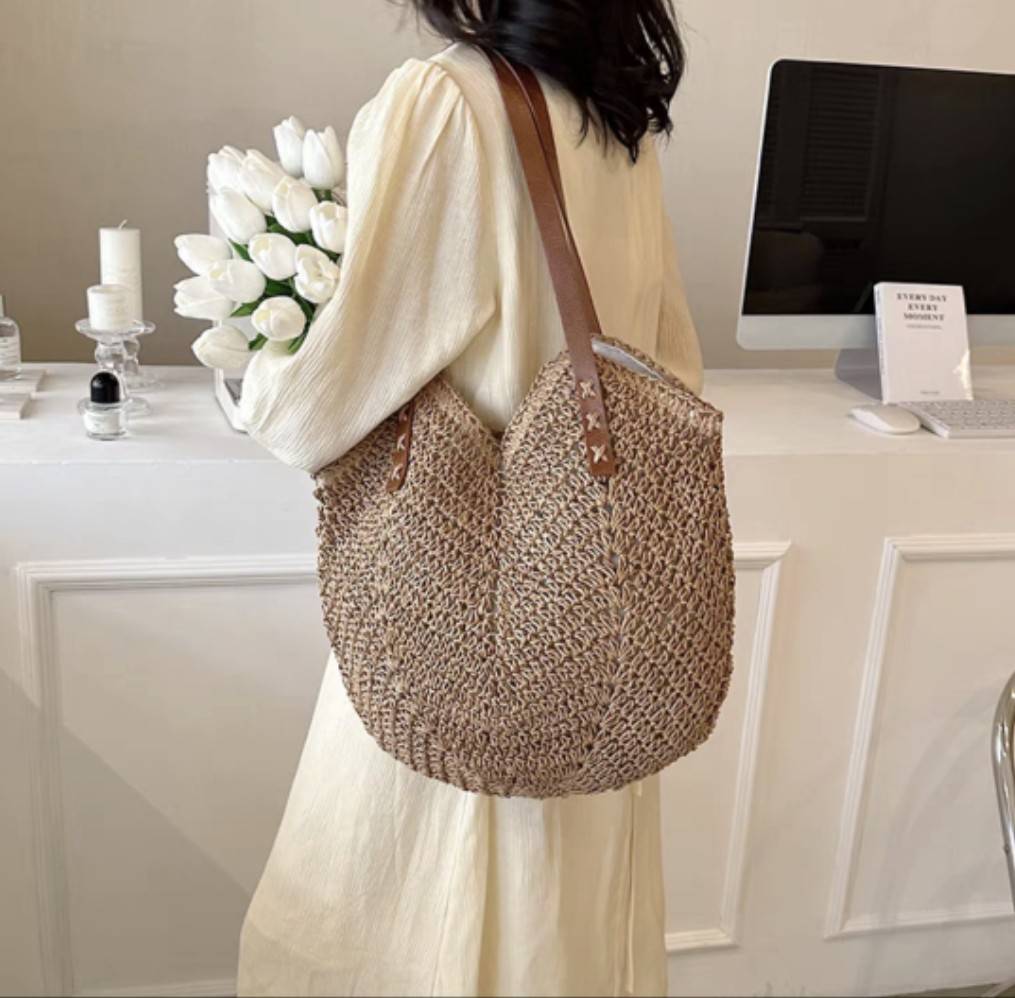 กระเป๋าไปเรียน กระเป๋าถัก กระเป๋าคาเฟ่ กระเป๋าเกาหลี กระเป๋ามินิมอล 🥯