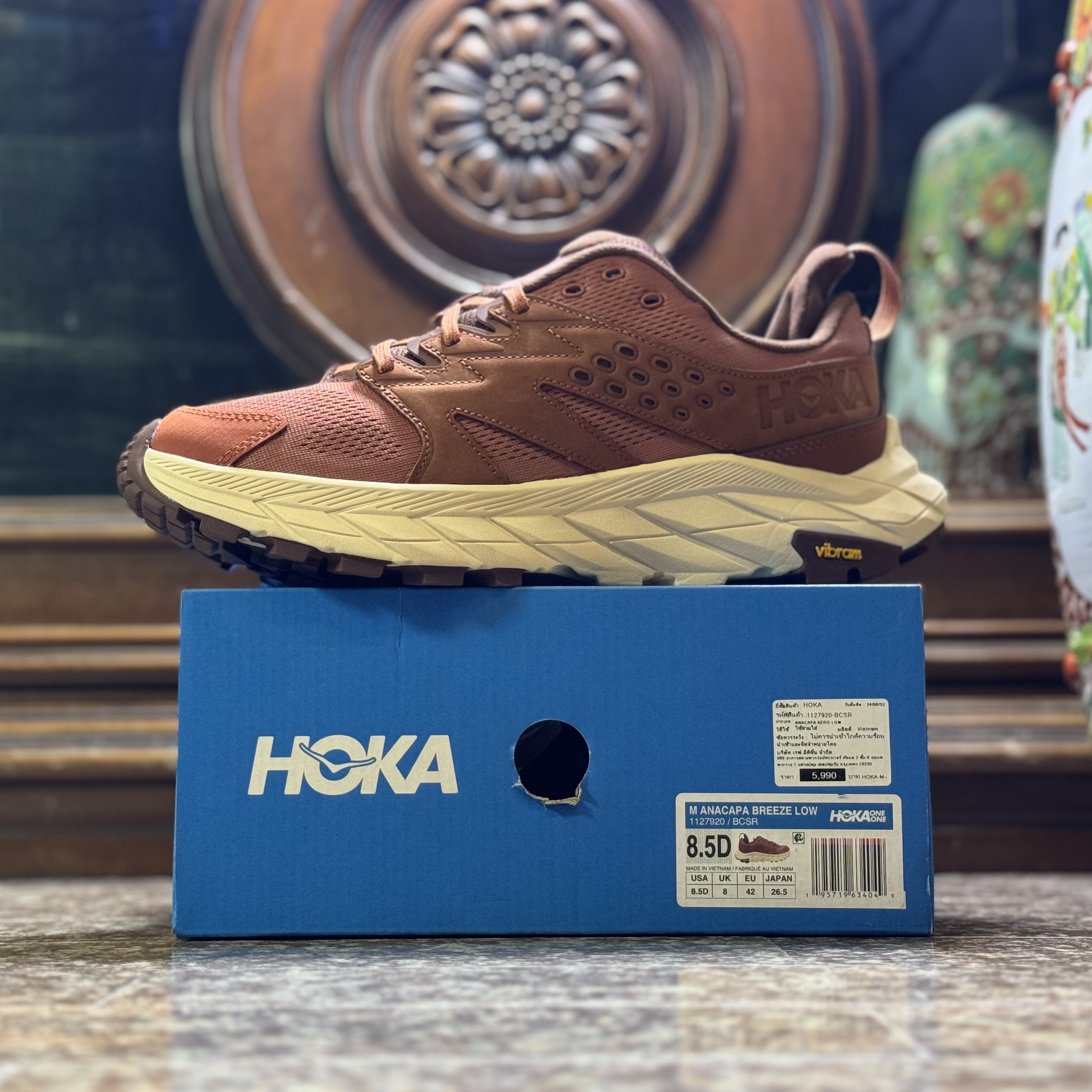 รองเท้าเดินป่า HOKA Anacapa Breeze Low ‘Baked Clay’ (M7-15US)