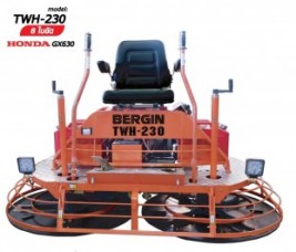 BERGIN TWH-230 เครื่องขัดเงานั่งขับ 8 ใบขัด 20.8 แรงม้า เครื่องยนต์ Honda GX630