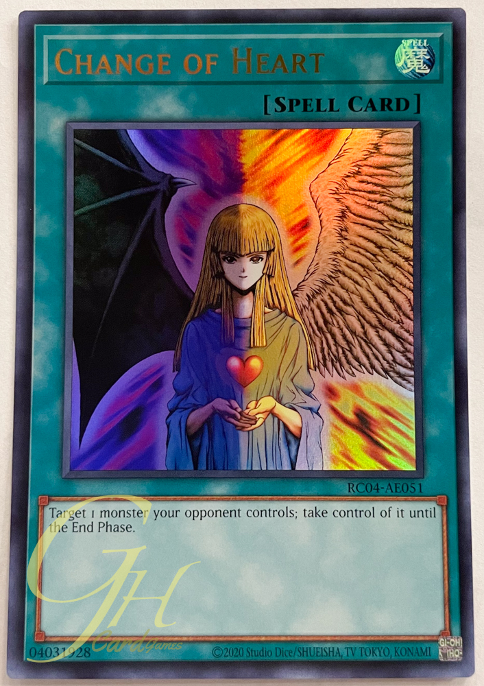 Yugioh [RC04-AE051] Change of Heart (Ultra Rare)