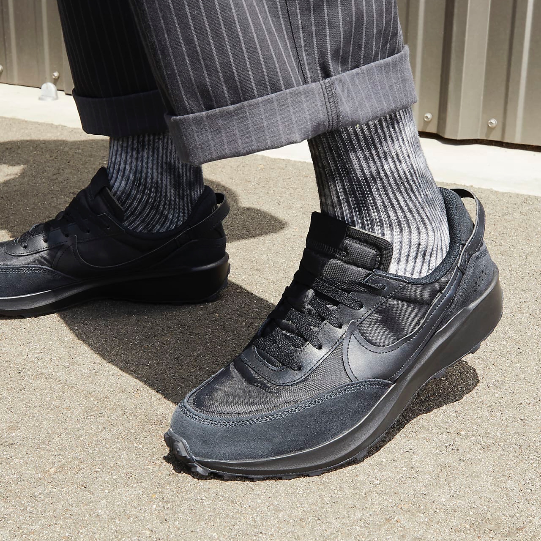 รองเท้า Nike Waffle Debut ‘TripleBlack’ (M8/9.5/10US)