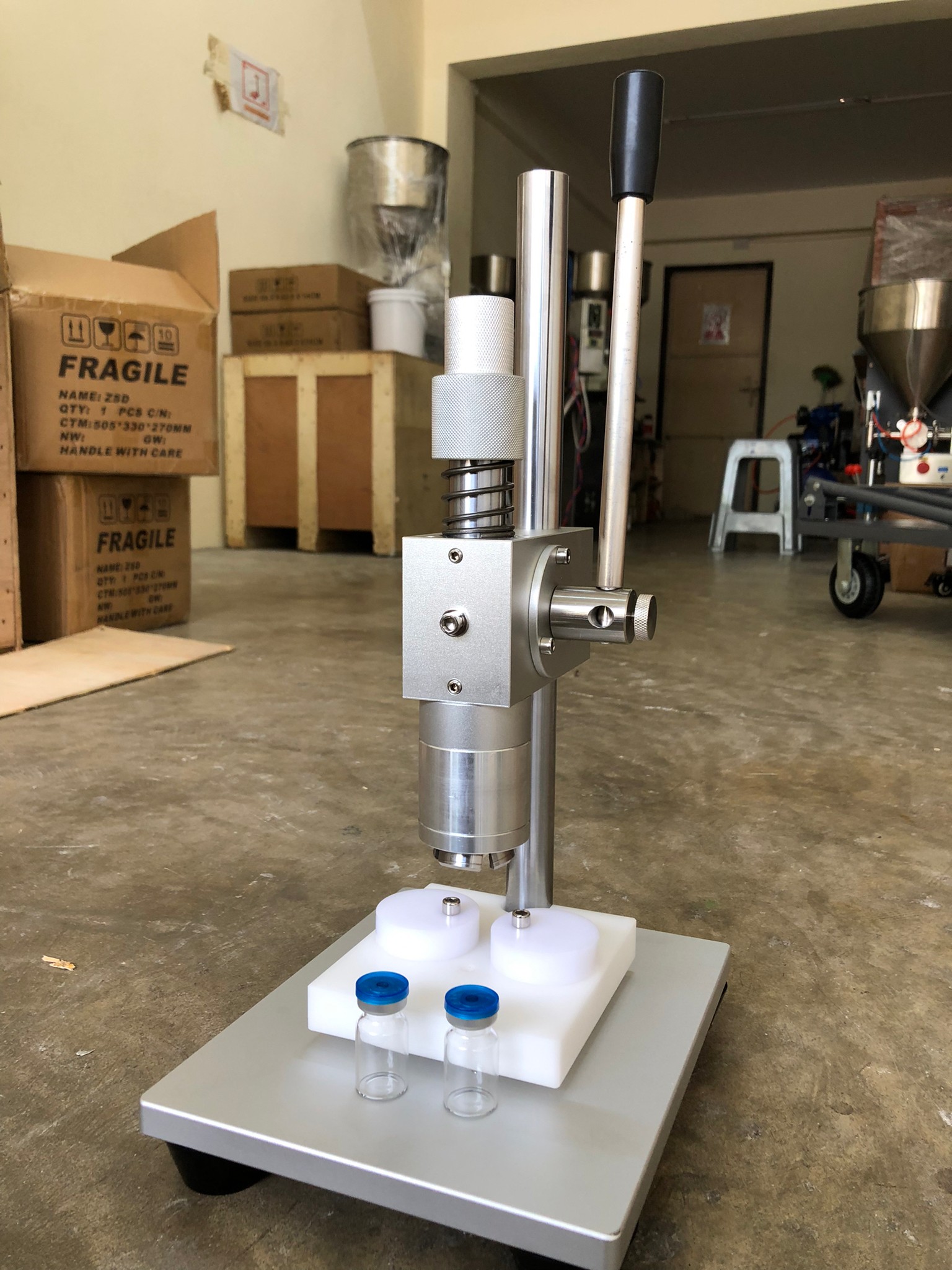 🌈15660 เครื่องปิดขวดยาฉีดแบบมือโยก รุ่น WT-90ZX