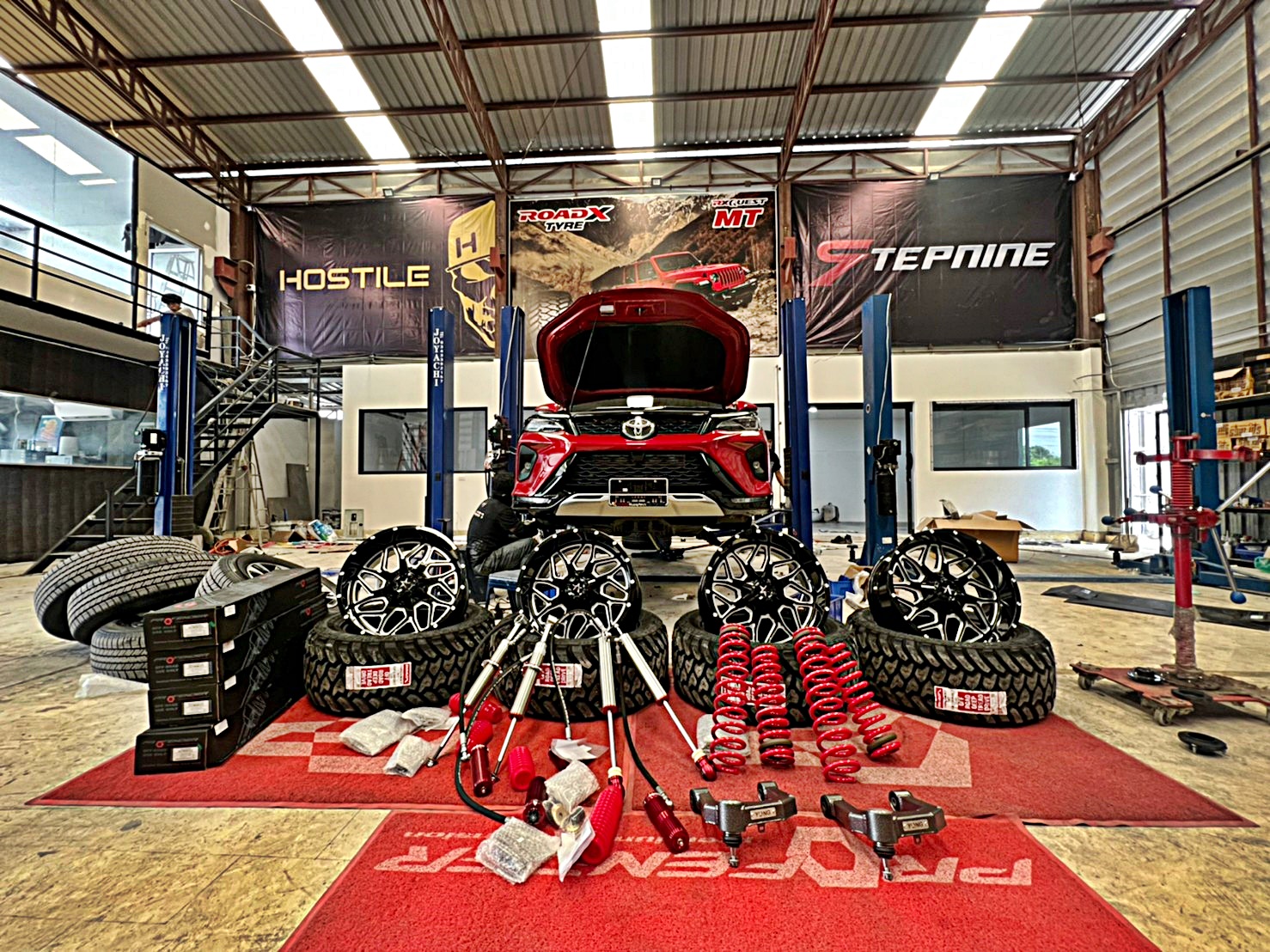 #TOYOTA_FORTUNER_LEGENDER ทำทรงเมกาที่ STEP9