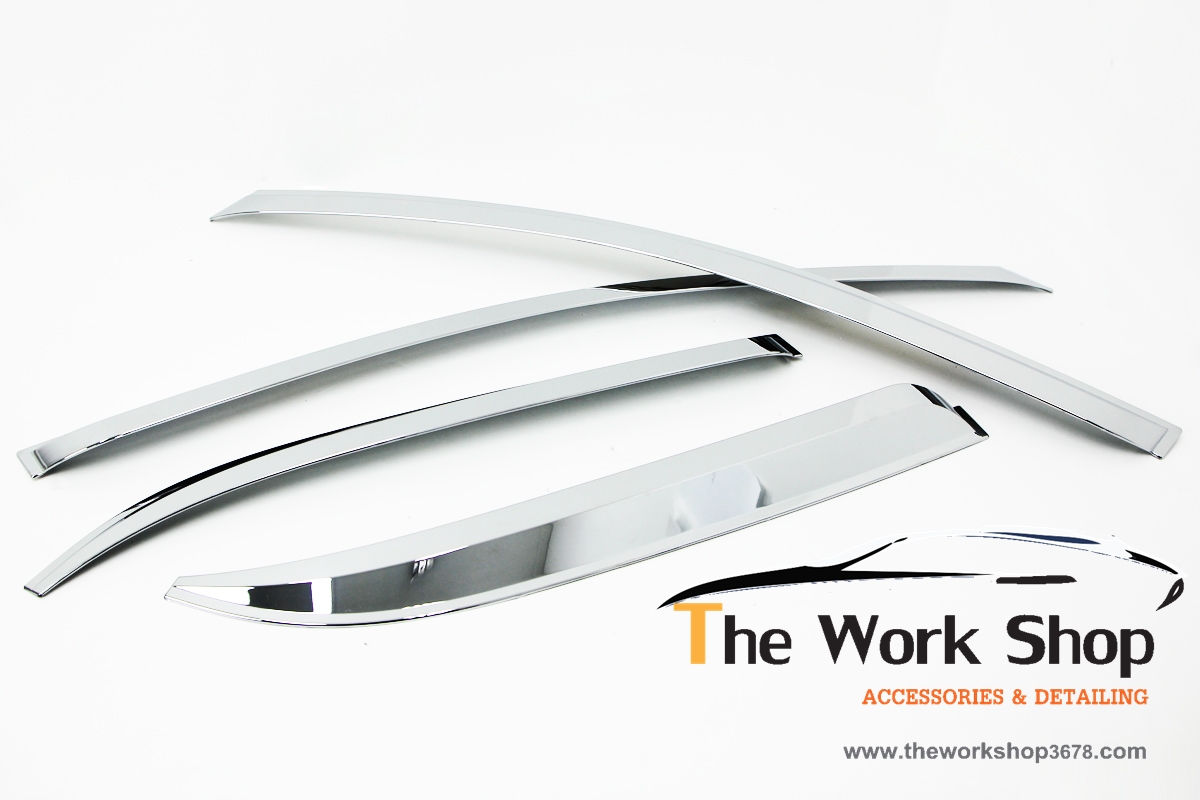 Chrome Door Visor for Picanto ( กันสาดแบบโครเมี่ยม )