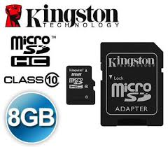 Kingston SD Card - 8GB Class 10