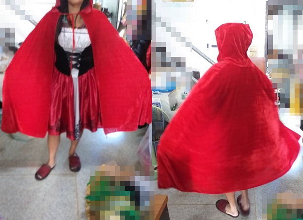 ชุดแฟนซีหญิง ไซส์ใหญ่ หนูน้อยหมวกแดง