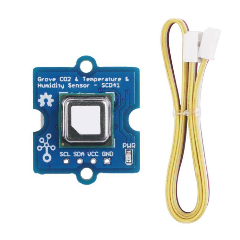 โมดูลSCD41 ตรวจจับแก๊สCO2, พร้อมวัดอุณหภูมและความชื้นได้ (CO2,Temperature, & Humidity Sensor) จากSeeed Studio (แบบพรีออเดอร์) SCD41