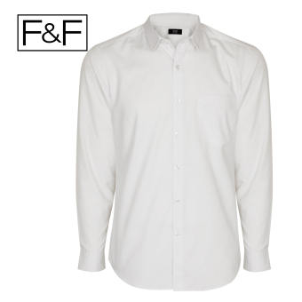 F&F เสื้อเชิ๊ตแขนยาวสีขาว MFFW1BK09W สีขาว