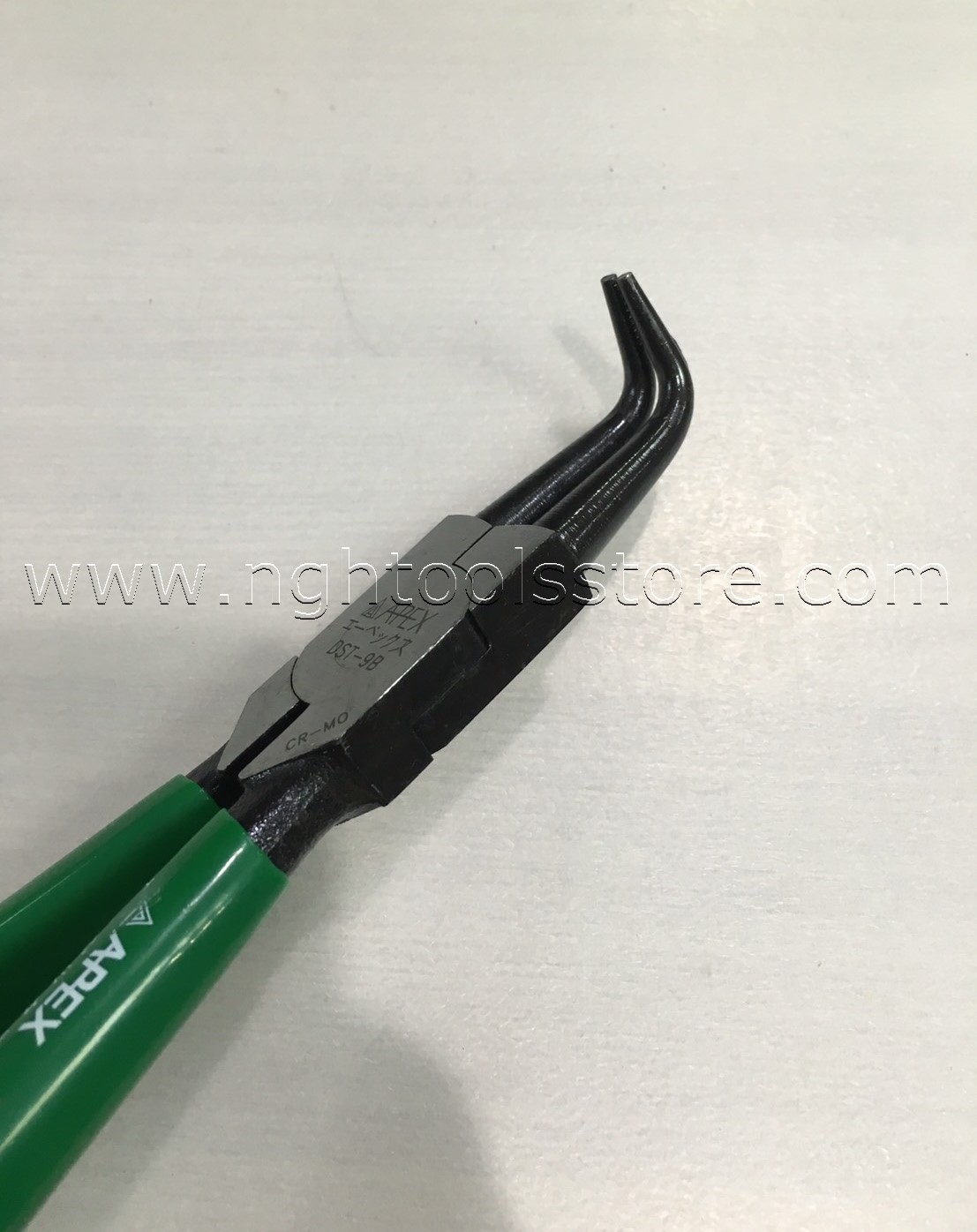 คีมหนีบแหวนปากงอ ขนาด 9" ยี่ห้อ APEX