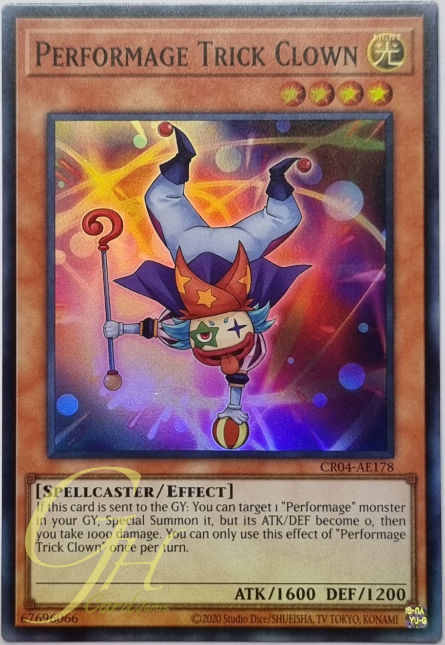 Yugioh [CR04-AE178] Performage Trick Clown (Super Rare)