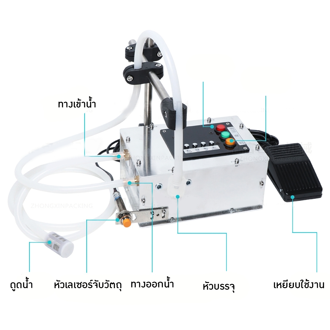 16264 ZS-01 เครื่องบรรจุของเหลวขนาดเล็กพกพาสะดวก ทนความร้อนได้สูง100องศา