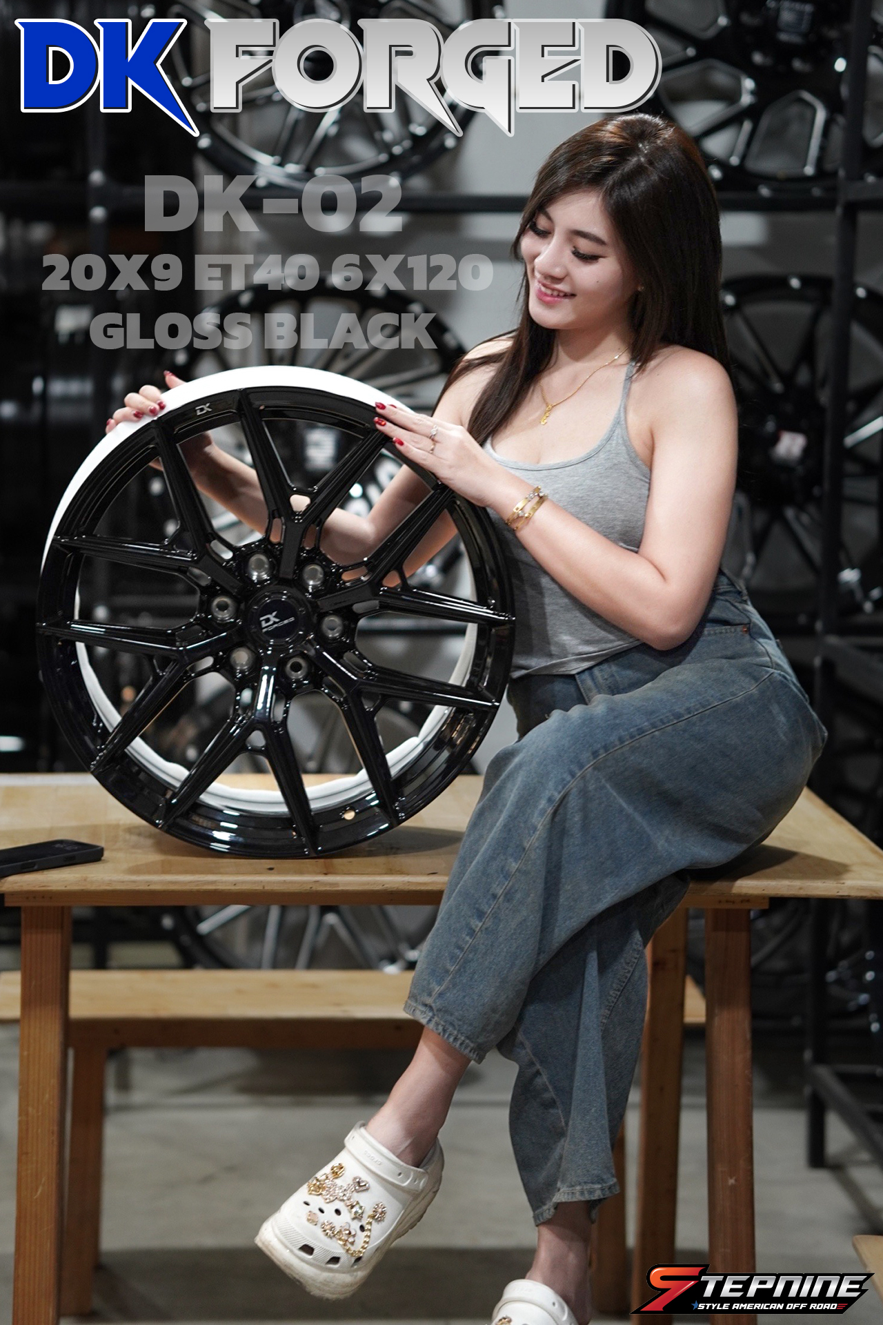 DK FORGED ล้อฟอร์จแบรนด์คนไทย ผลิตด้วยกรรมวิธีล้อฟอร์จ 100% สามารถสั่งตัดตามสเปกที่ต้องการ