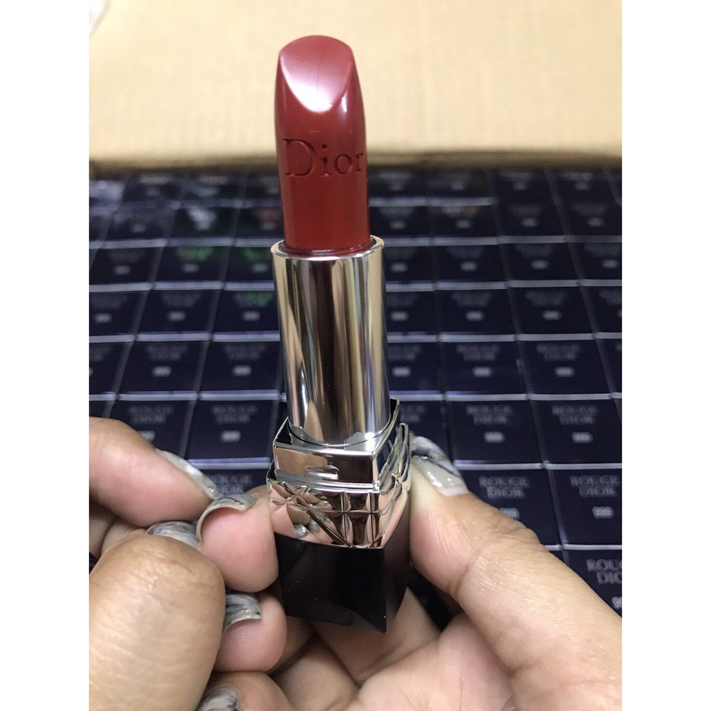 แท้ CHRISTIAN DIOR LIP STICK Rouge Dior Couleur Couture Soin Fondant 3.5g ของใหม่ เหมือนกับห้าง
