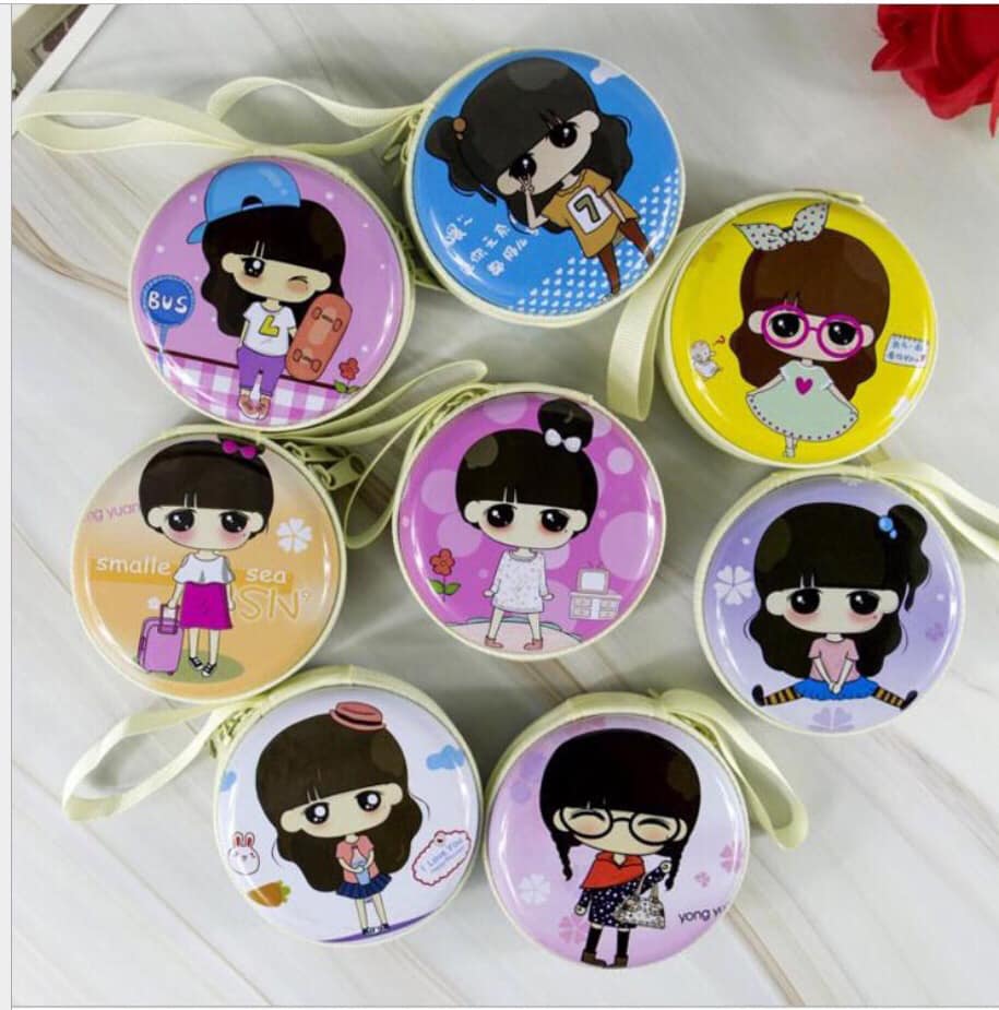 กระเป๋าใส่เหรียญ คละลาย