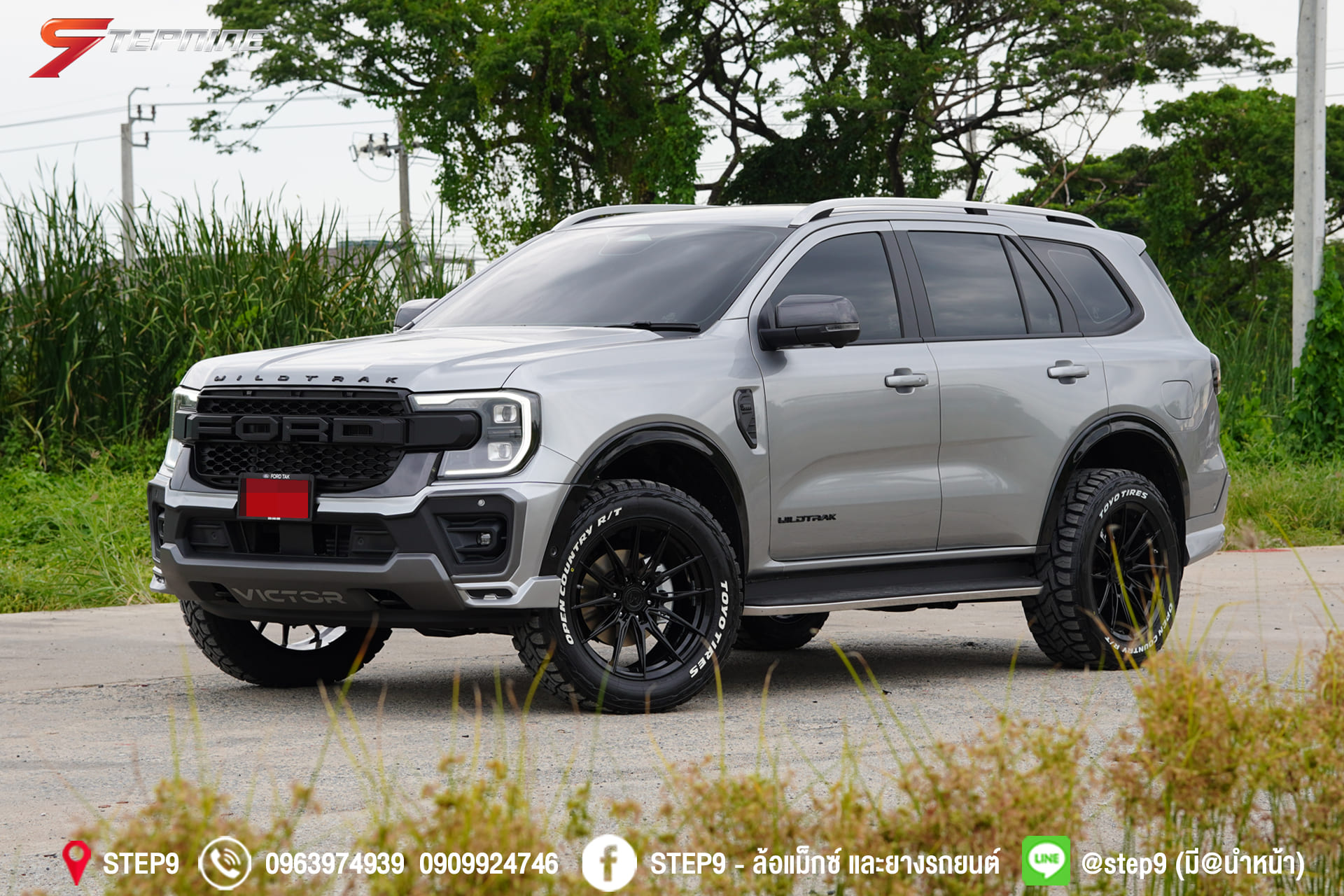 FORD EVEREST NEXT-GEN ป้ายแดงจากศูนย์ จัดทรงมาเฟีย ล้อแท้พร้อมยาง สเต็ปนี้ งบ 1 แสน มีทอน !