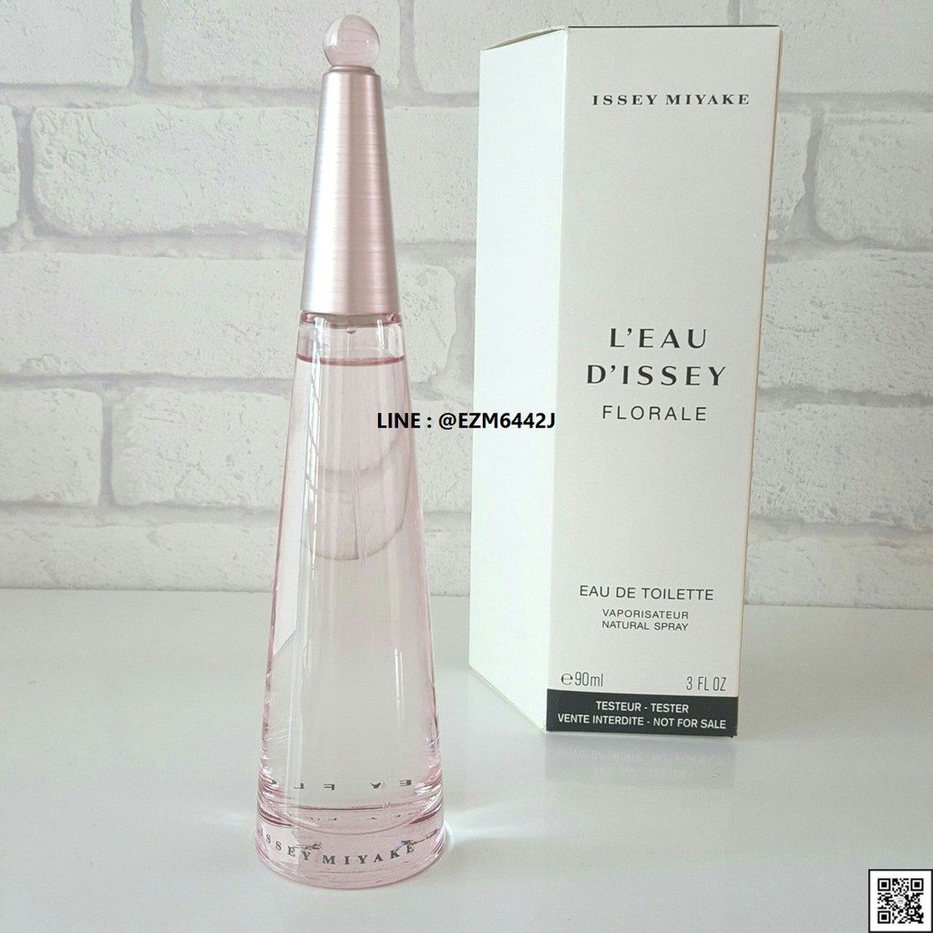 น้ำหอมแท้ ISSEY MIYAKE L' EAU D ' ISSEY FLORALE EDT FOR WOMEN EAU DE TOILETTE SPRAY 90 ML TESTER BOX ของใหม่