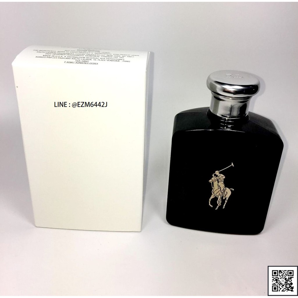 น้ำหอมแท้ RALPH LAUREN POLO BLACK FOR MEN EAU DE TOILETTE SPRAY 125 ML TESTER BOX ของใหม่ กล่องเทสเตอร์ ไม่เคยถูกฉีด