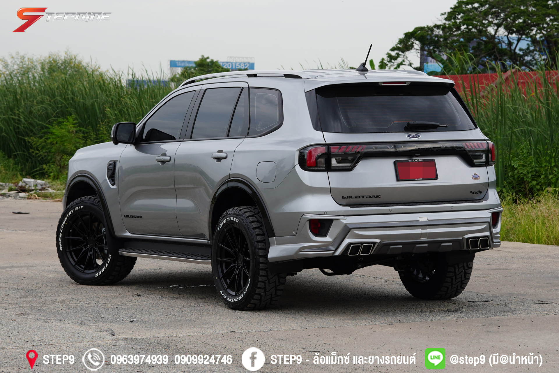 FORD EVEREST NEXT-GEN ป้ายแดงจากศูนย์ จัดทรงมาเฟีย ล้อแท้พร้อมยาง สเต็ปนี้ งบ 1 แสน มีทอน !