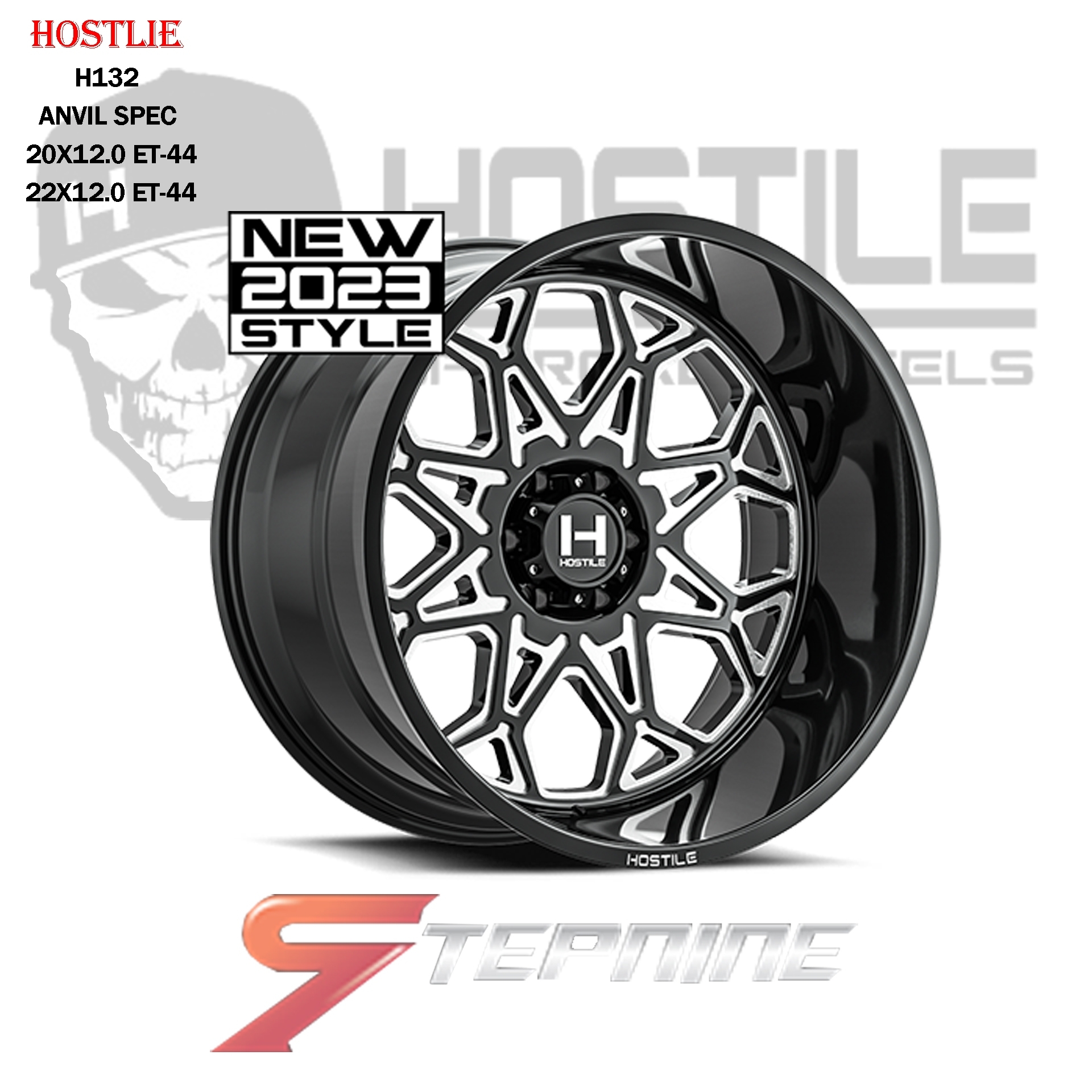 ล้อแท้ HOSTILE H132 ขอบ22 ที่ STEP9