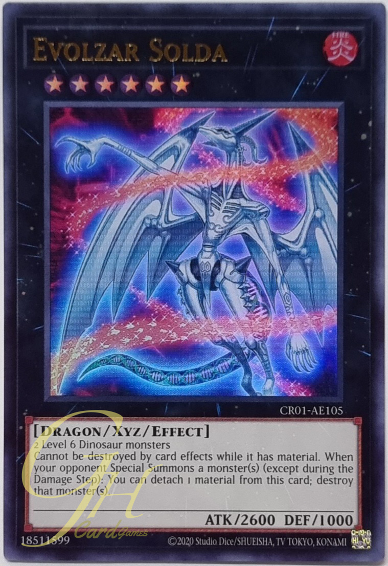 Yugioh [CR01-AE105] Evolzar Solda (Ultra Rare)