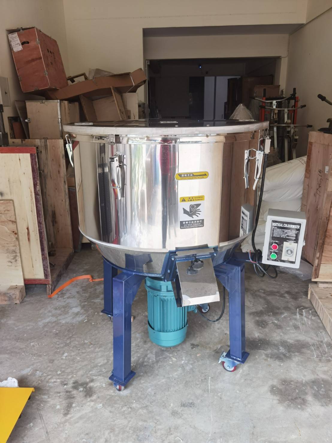 เครื่องผสมอเนกประสงค์ ผสมอาหาร ผสมยา ผสมเม็ดพลาสติก และอื่นๆ MM1 stainless steel mixer