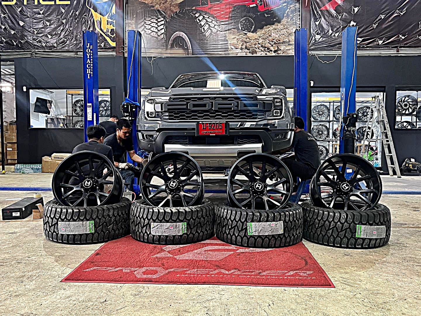 ส่งงาน RAPTOR V6 หล่อจบ ที่ Step9 ล้อแท้ HOSTILE H113