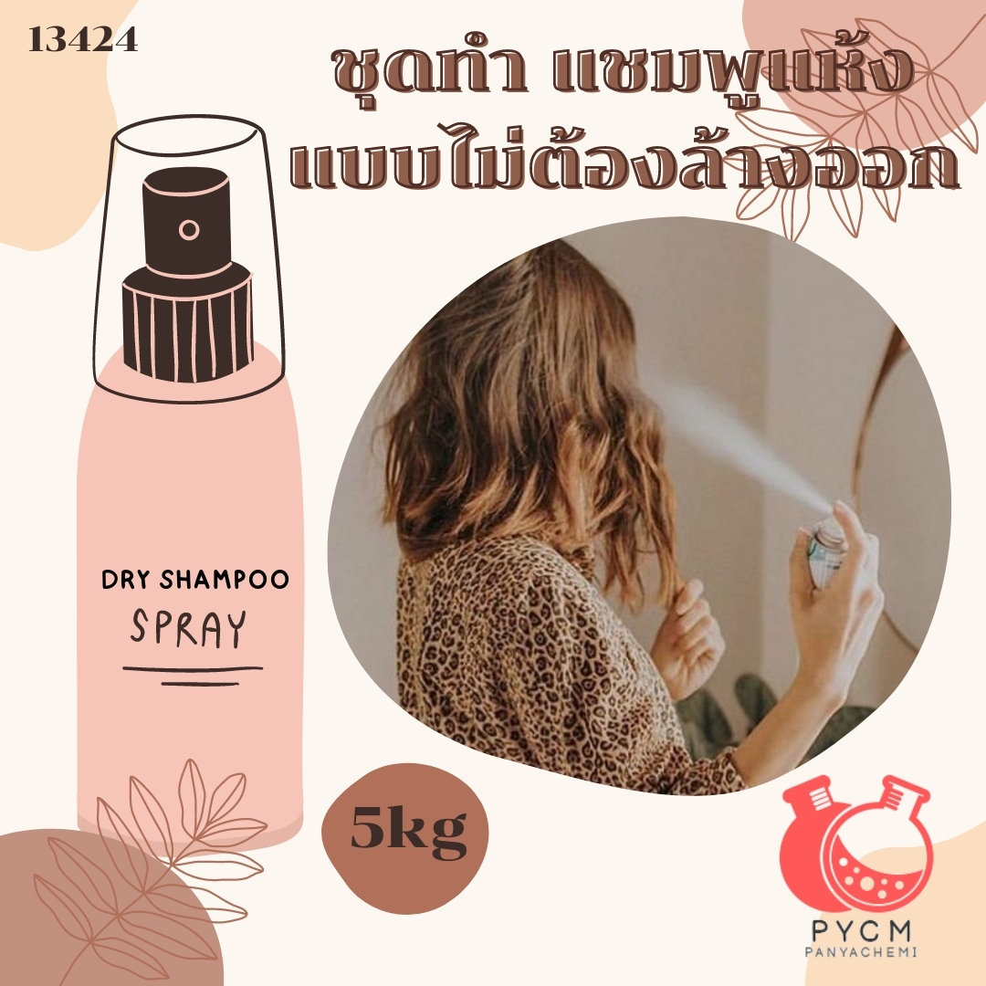 ❣️ 13424 ชุดทำ แชมพูแห้ง แบบไม่ต้องล้างออก : สามารถผลิตได้ 5kg.