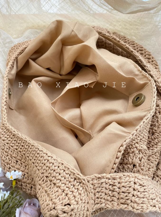 กระเป๋าสะพายข้าง แบบถัก สไตล์ผู้หญิง เรียบง่าย ☃️