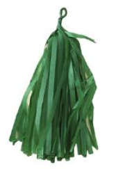 พู่กระดาษ สีเขียวเข้ม (1แพคมี5ชิ้น)