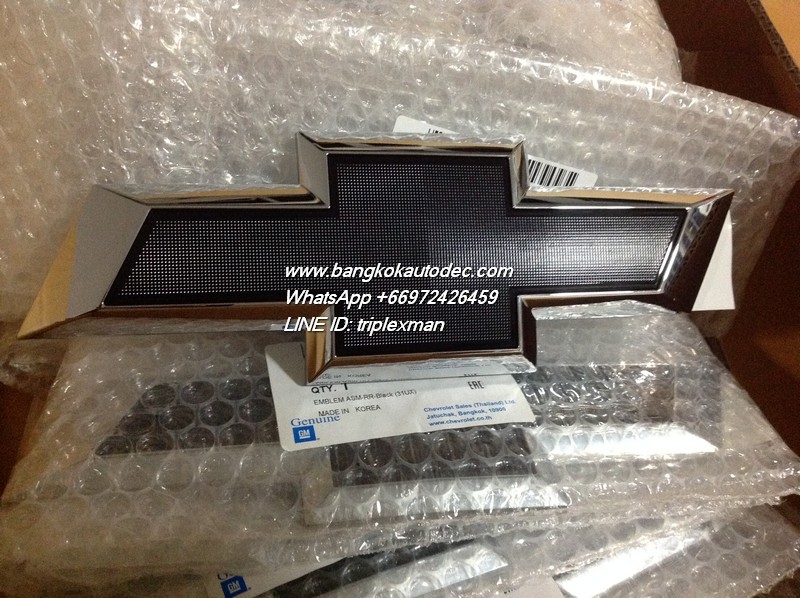 CHEVROLET TRAILBLAZER 16-17 REAR EMBLEM BLACK (1PC)