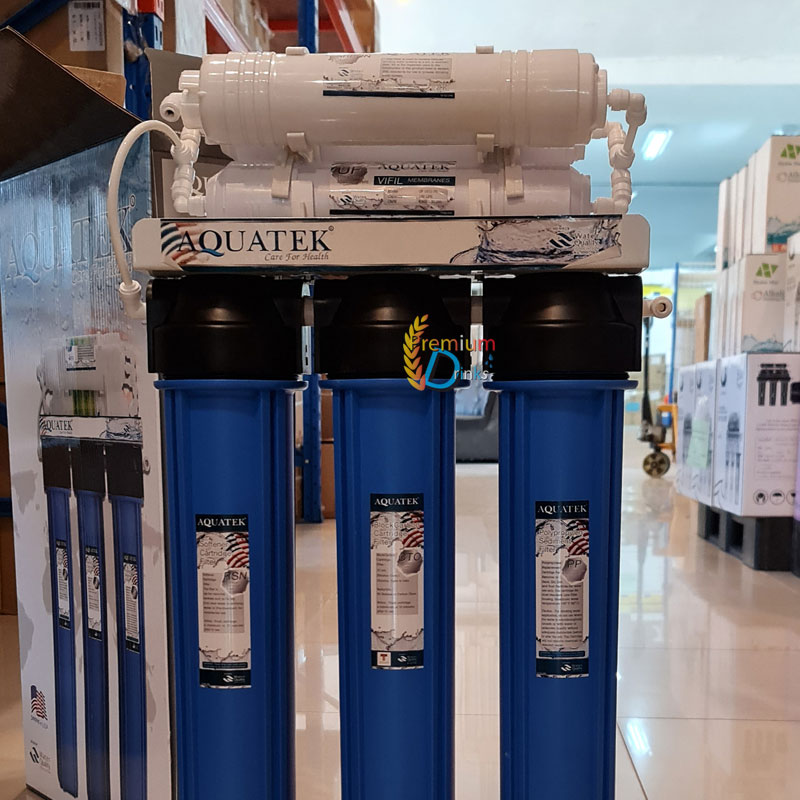 เครื่องกรองน้ำดื่ม6ขั้นตอน 20นิ้ว UF ยี่ห้อ Aquatek