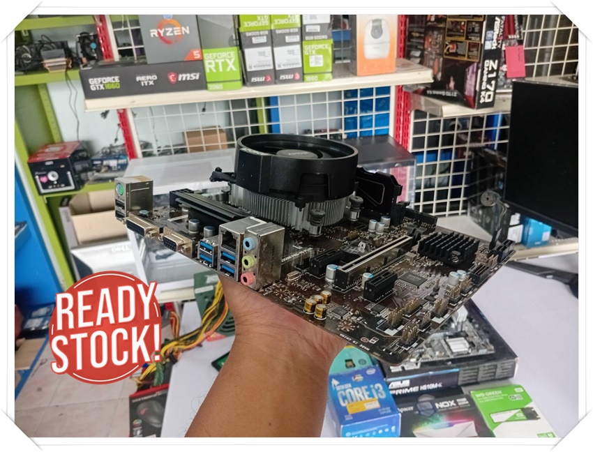 ** มือ 2 ** ชุดเช็ต upgrade RYZEN5 + B350M + RAM DDR4 16G