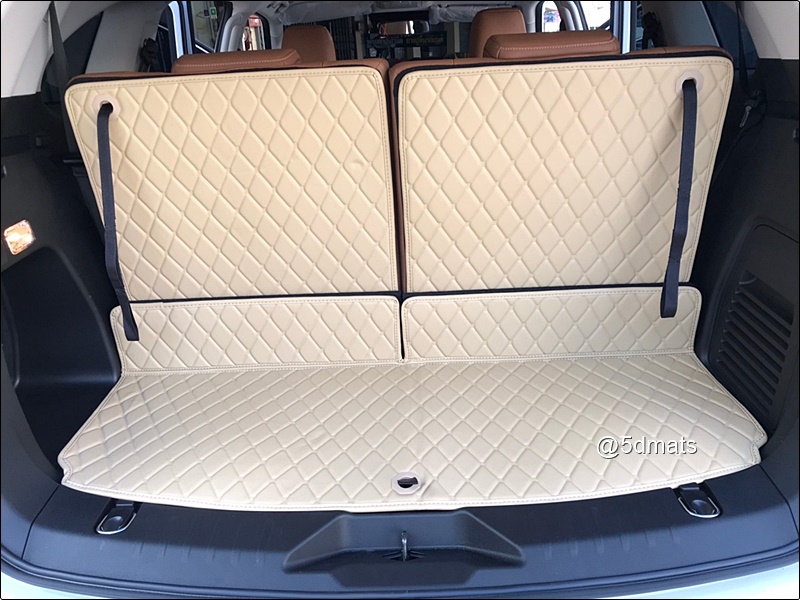 พรมปูพื้นรถยนต์5D ISUZU MU-X 2021 พรม5D VIP ลายสามมิติ รวมแผ่นท้าย ปิดเบาะ เต็มคัน (9ชิ้น)