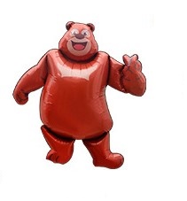 ฟอยล์หมีสีน้ำตาล