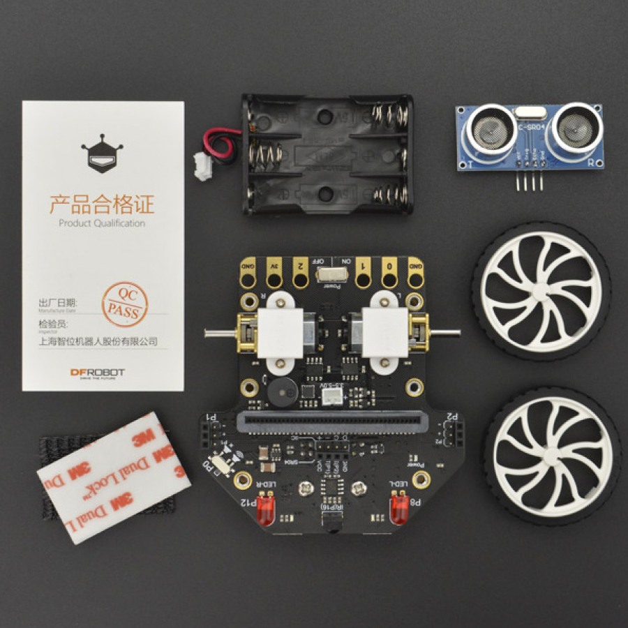 micro:Maqueen ชุดหุ่นยนต์ micro:bit สำหรับเรียนรู้ STEM Coding (ไม่รวมบอร์ด micro:bit)