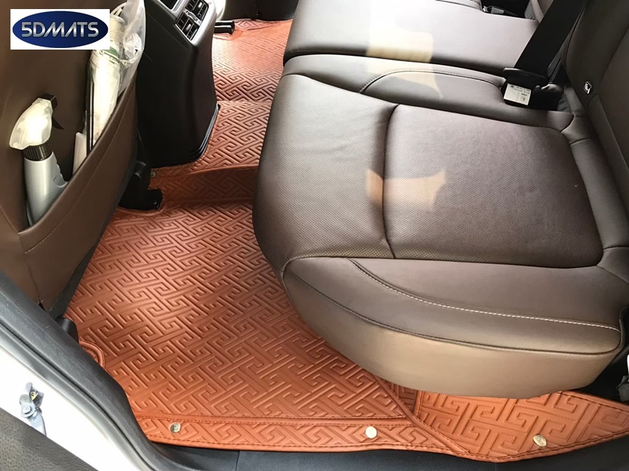 พรมปูพื้นรถยนต์5D ISUZU NEW D-MAX 4ประตู 2020 พรม5D 13มิล ลายFERMES 3ชิ้น