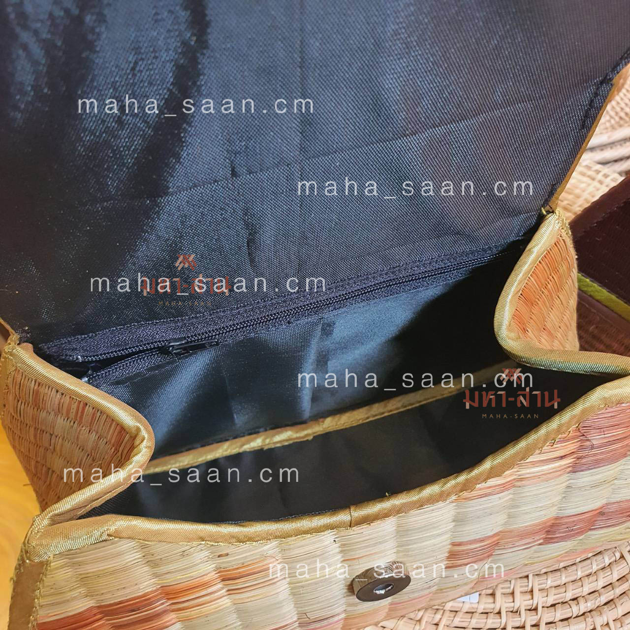 กระเป๋าเสื่อกก หูหวาย คล้องแขนสวยๆ คละแบบ 💖