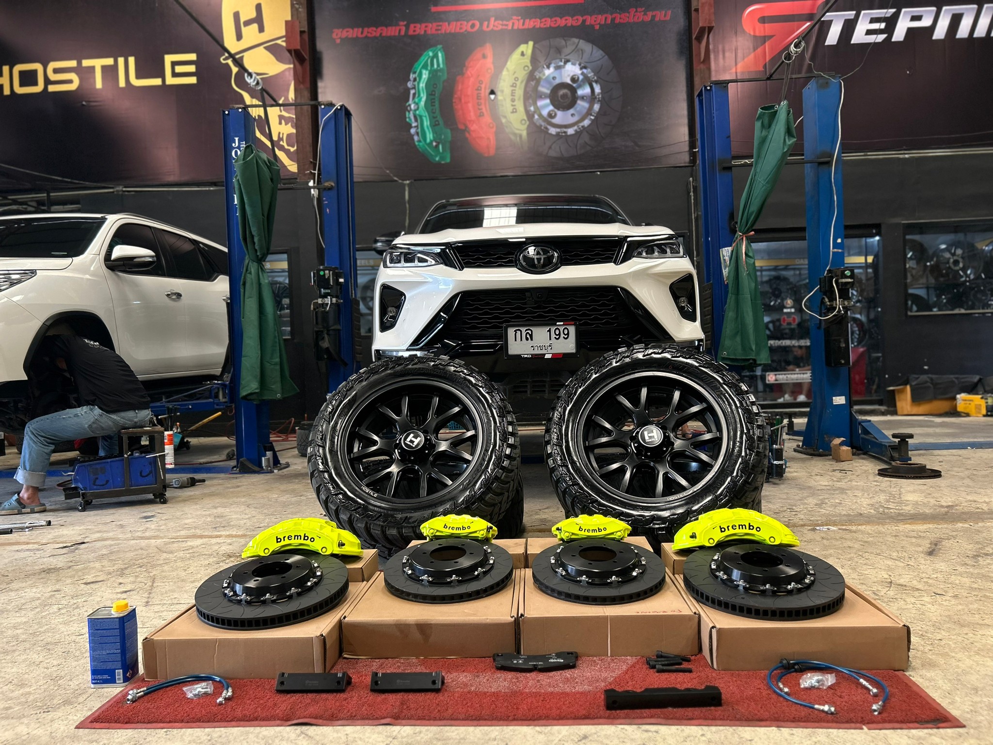 เบรค panamera 20z ใส่ FORTUNER