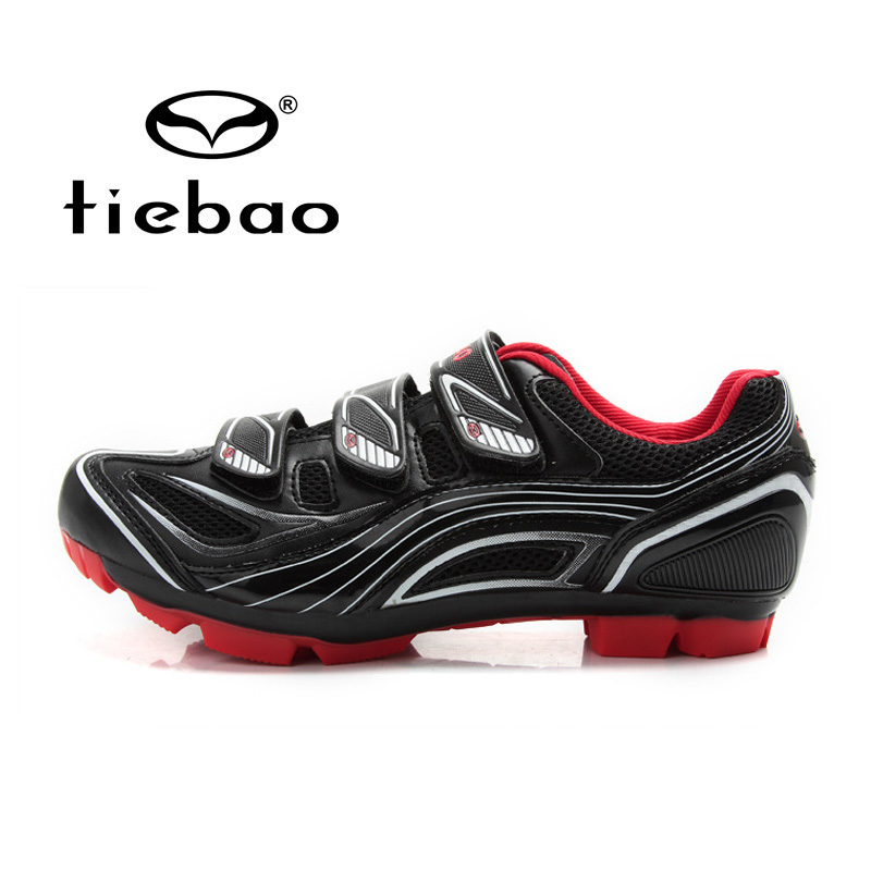 รองเท้าจักรยานเสือภูเขา TIEBAO รุ่น TB15-B1235 สีดำแดง