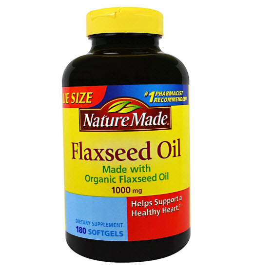 Nature Made, Flaxseed Oil, 1000 mg, 180 Softgels