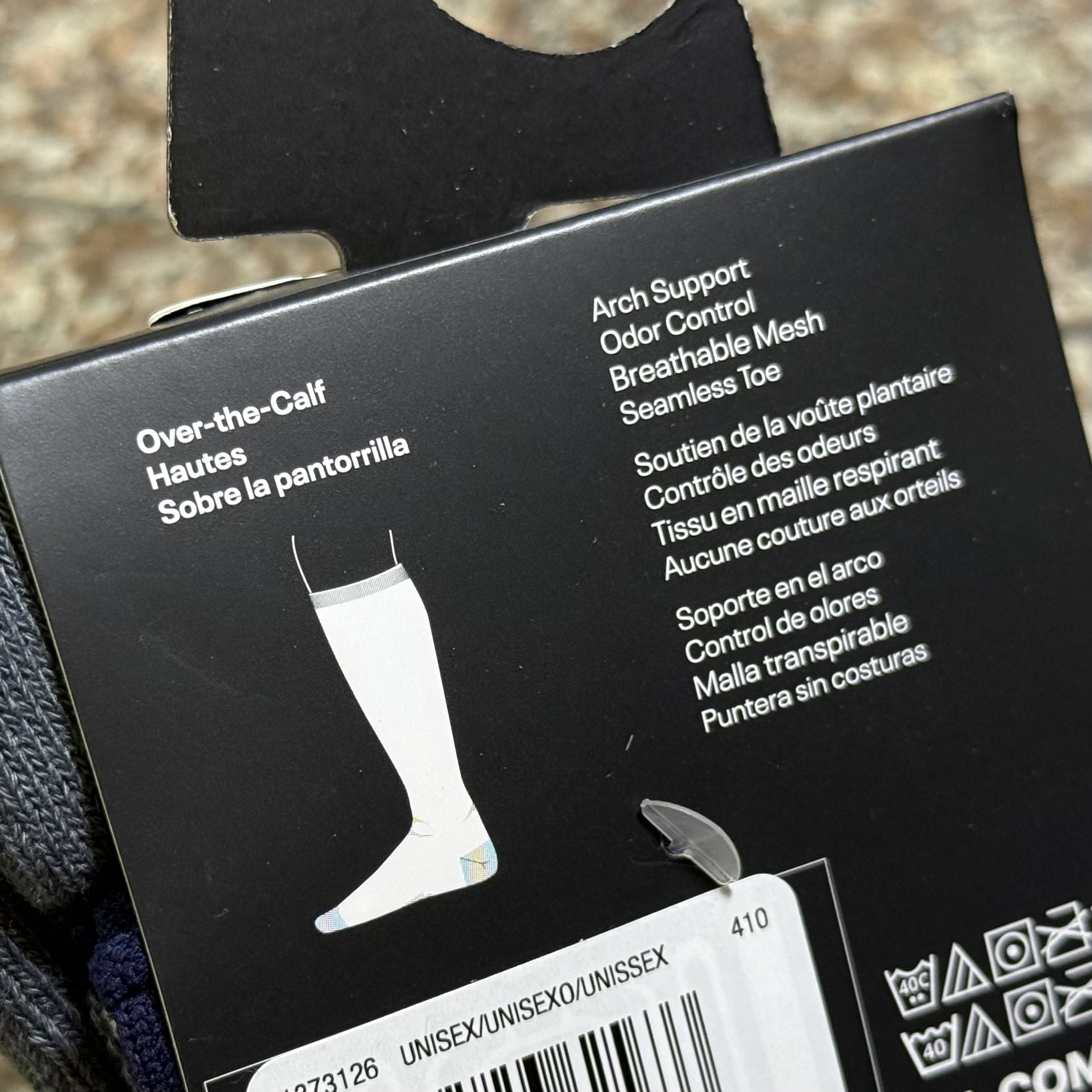 ถุงเท้า Under Armour Magnetico Cushioned Soccer Socks ‘Midnight’ (MD)