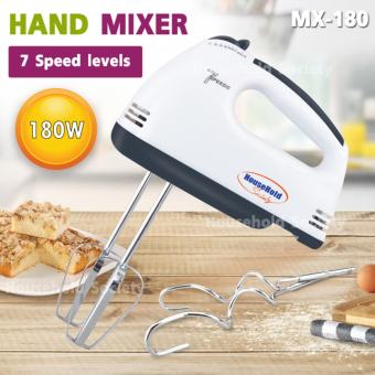 เครื่องผสมอาหาร เครื่องตีไข่ เครื่องตีแป้งมือจับ 7 Speeds 180W รุ่น MX-180