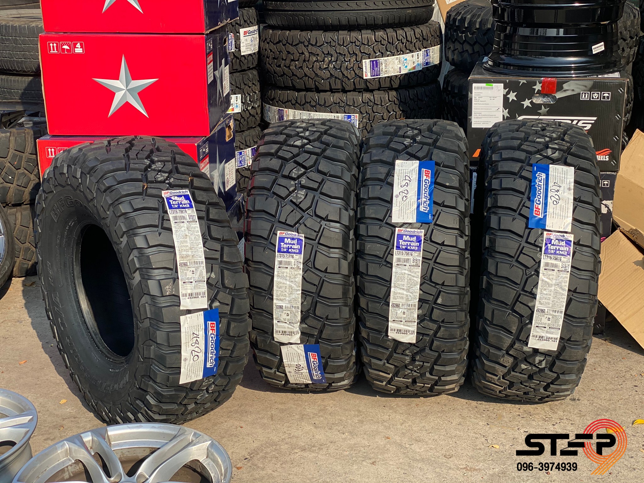 BF GOODRICH KM3 315/75-16 ราคาถูก ต้อง STEP9 เท่านั้น